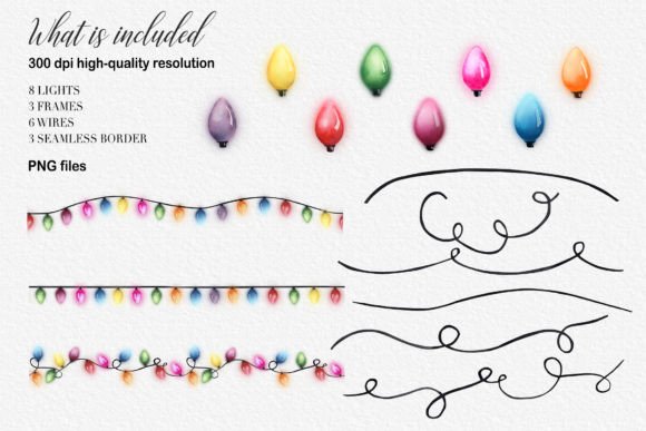 Christmas Lights Clipart - Image 3