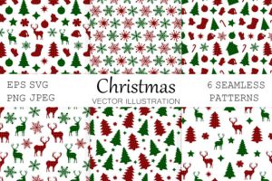 Christmas Pattern. Christmas Plaid SVG