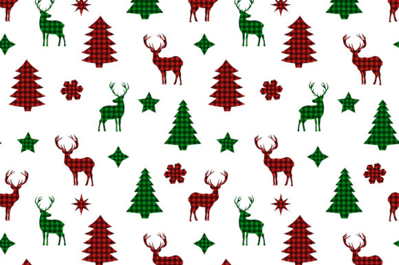 Christmas Pattern. Christmas Plaid SVG - Image 7