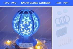 Alternative view of Christmas Snow Globe Lanterns