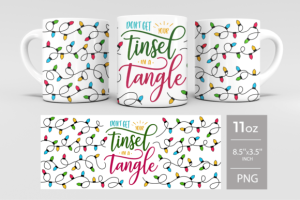 Alternative view of Christmas Sublimation Mug Wrap