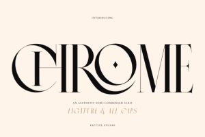 Chrome Font