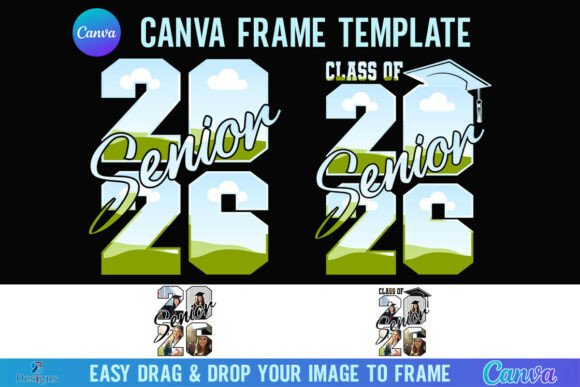 Class of 2026 Senior Canva Frame Photo
