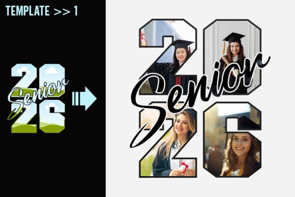 Class of 2026 Senior Canva Frame Photo - Image 2