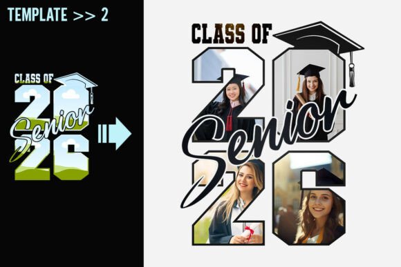 Class of 2026 Senior Canva Frame Photo - Image 3