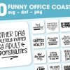 Coaster Svg | Funny Office Coasters