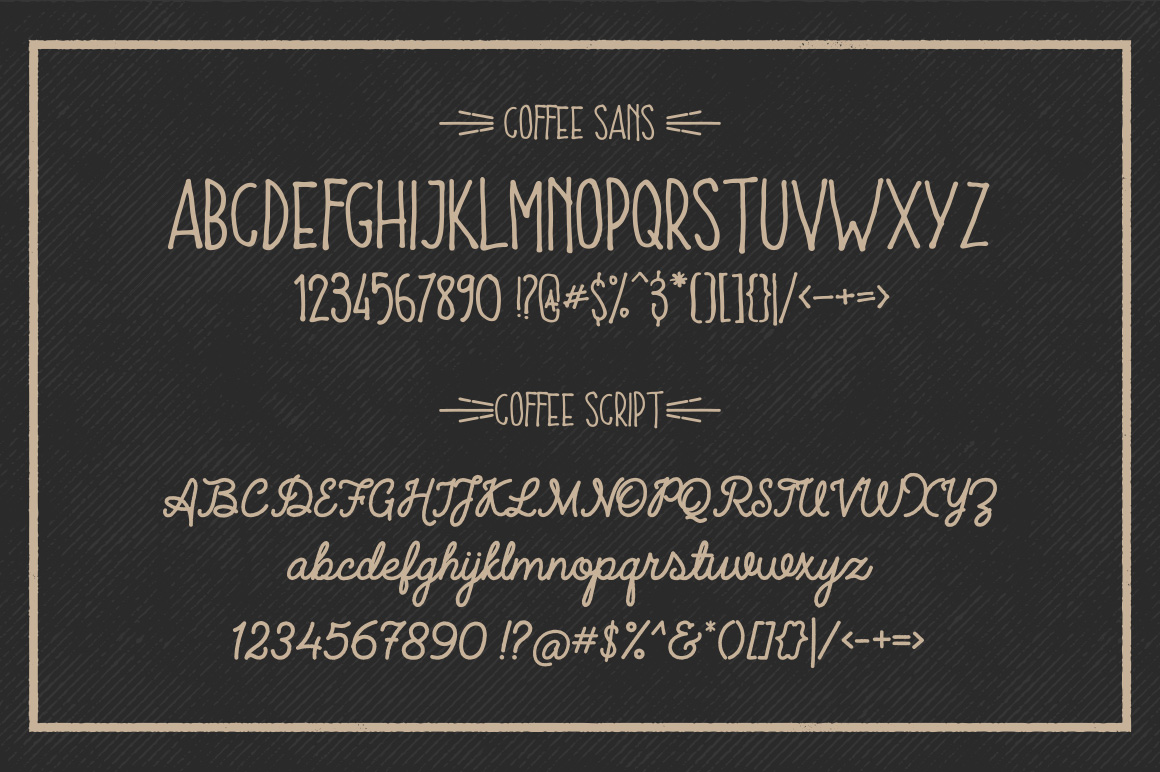 Coffee Font + Extras Font - Image 2