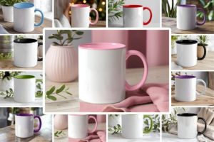 Coffee Mug Mockup Bundle, Colorful Mugs