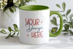 Alternative view of Coffee Mug Mockup Bundle, Colorful Mugs