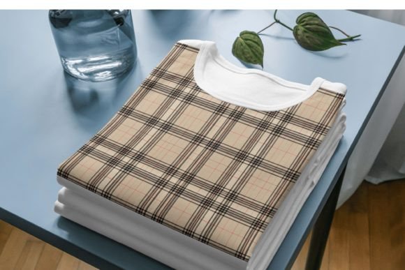 Coffee Plaid Seamless Digital Paper - Image 7