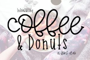 Coffee & Donuts Font