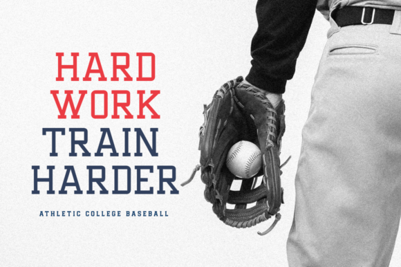 College Baseball Font - Image 4