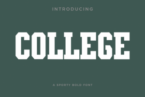 College Font