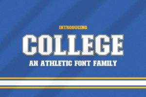 College Font