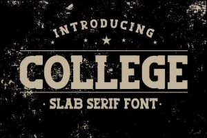 College Font