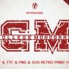 College Monogram Font