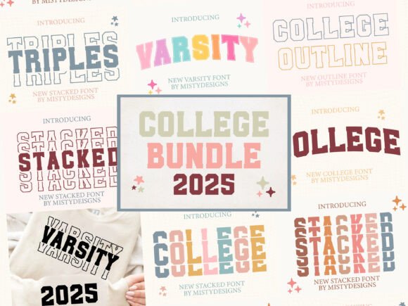 College Set Font