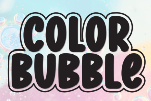 Color Bubble Font