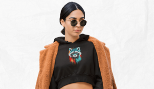 Alternative view of Color Splash Raccoon