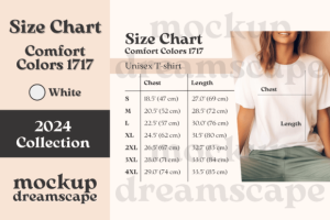 Comfort Colors 1717 Size Chart Shirt