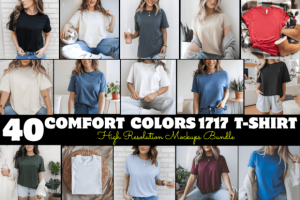 Comfort Colors 1717 T-Shirt Mockups Bund