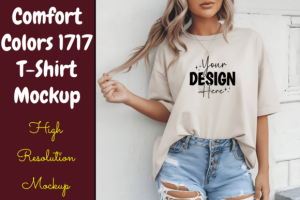 Alternative view of Comfort Colors 1717 T-Shirt Mockups Bund