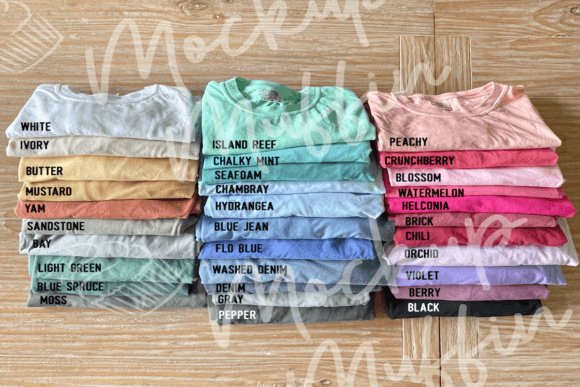 Comfort Colors Color Chart