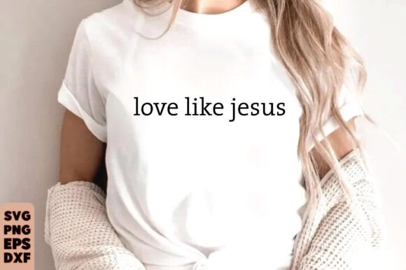 Comfort Colors® Love Like Jesus Shirt, I - Image 2
