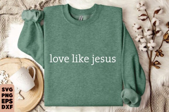Comfort Colors® Love Like Jesus Shirt, I - Image 7