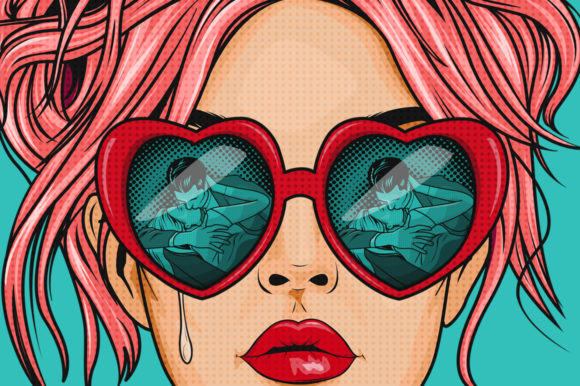 Comic Style Pop Art Girls - Image 4