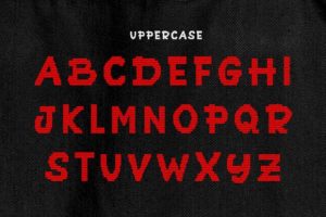 Alternative view of Coming Snow Font