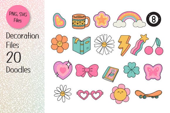 Composition Book Pattern Pastel Font - Image 8