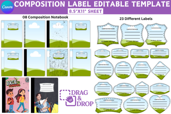 Composition Notebook Cover Template