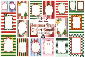 Coquette Christmas Frame Sublimation