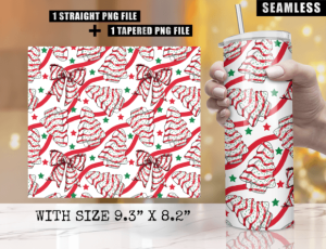 Alternative view of Coquette Christmas Tree Cake Tumbler Png