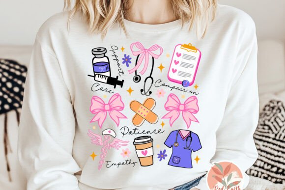 Coquette Nurse Png, Health Care Worker - Image 2