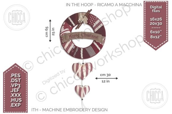 ITH Country Christmas Garland