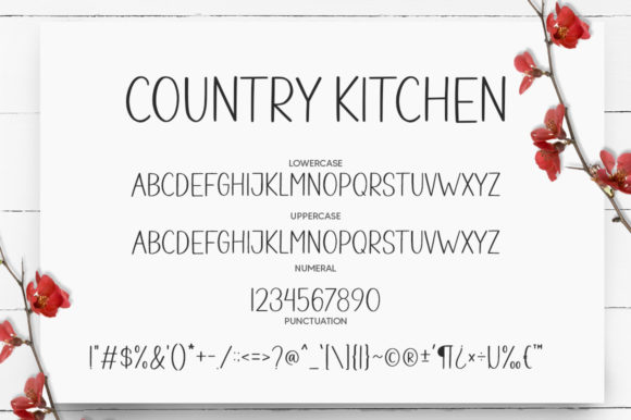 Country Kitchen Font - Image 7