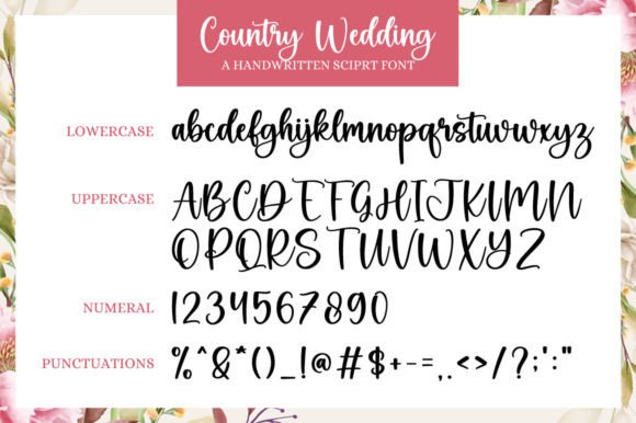 Country Wedding Font - Image 6