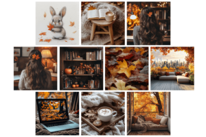 Alternative view of Cozy Autumn Planner Backgrounds