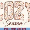 Cozy Season PNG Autumn Floral Fall PNG
