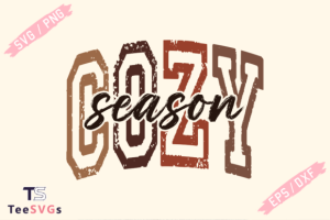 Alternative view of Cozy Season SVG, Thanksgiving Fall SVG