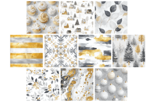 Alternative view of Cozy White Christmas Background