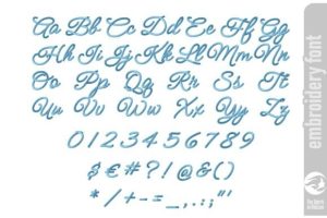 Alternative view of Crafty Kitty Embroidery Font - Large