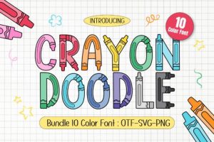 Crayon Doodle Font
