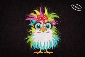 Crazy Chicken with Bow