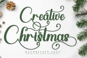Creative Christmas Font
