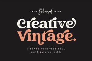 Creative Vintage Font