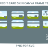 Credit Card Skin Canva Template