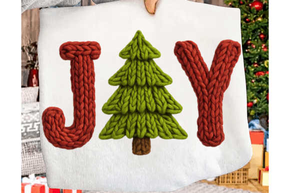 Crochet Joy Christmas Tree PNG